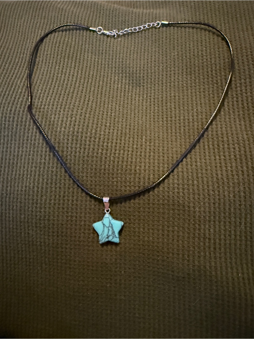 Turquoise Star Pendant Necklace - Women Jewelry